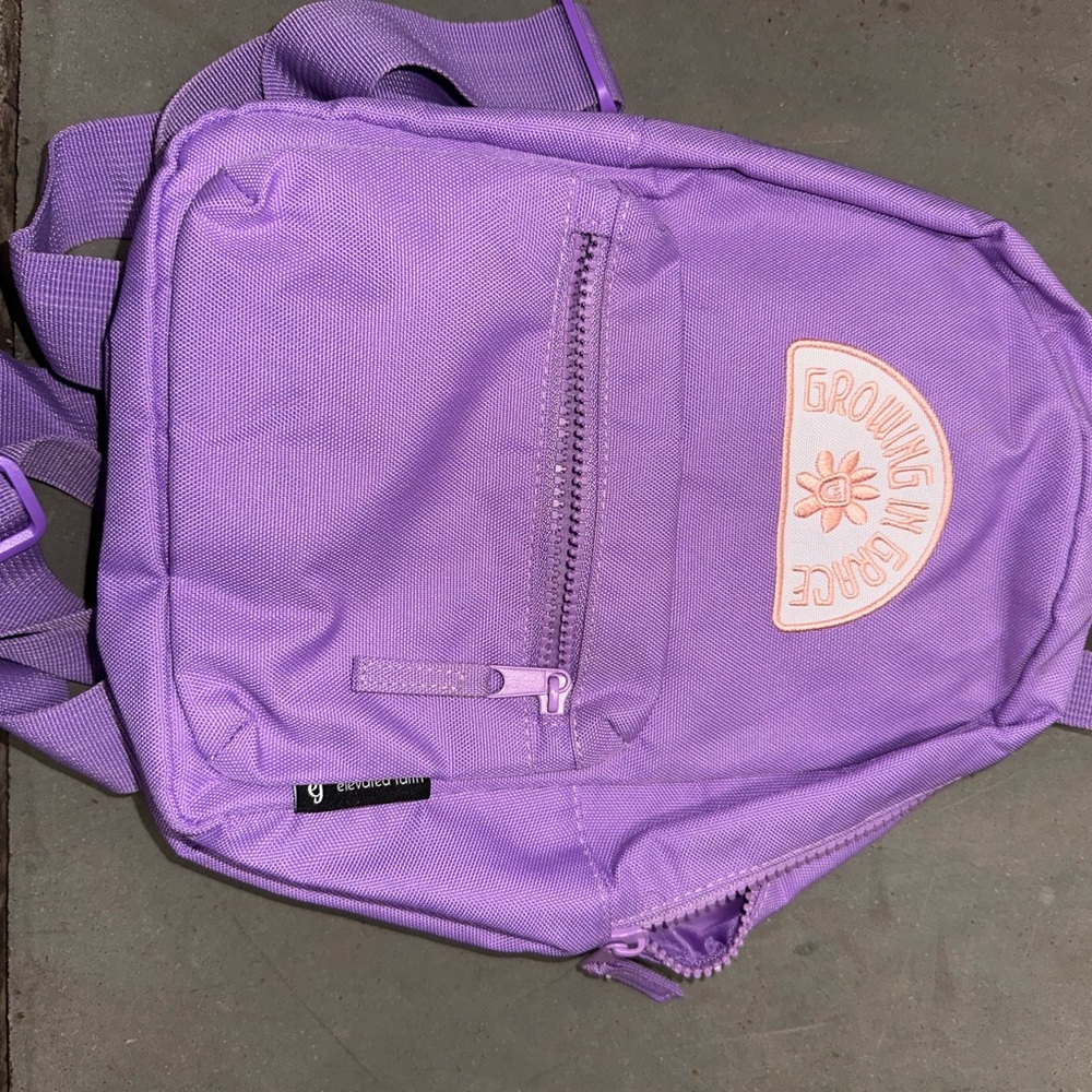 Purple Mini Backpack Elevated Health
